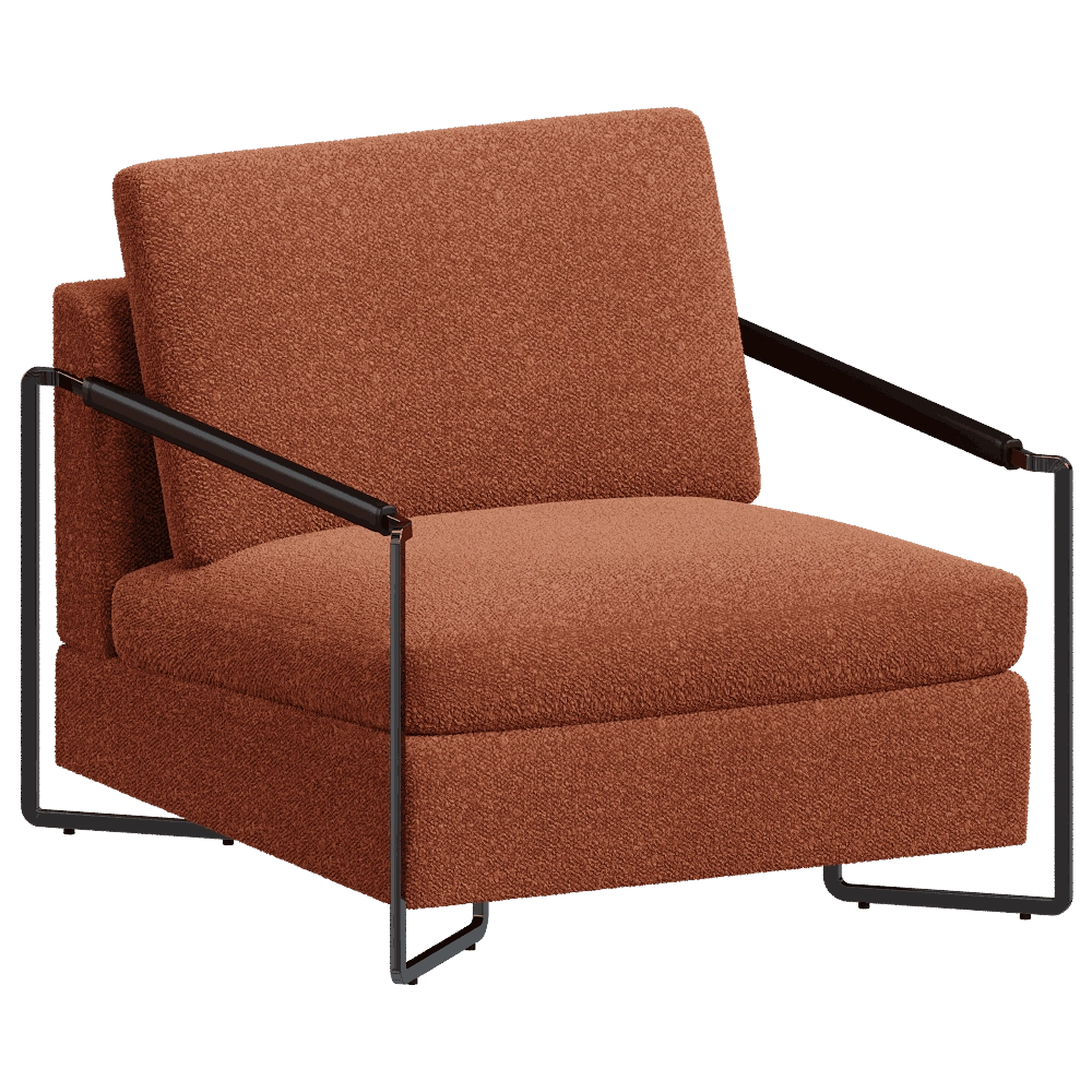 Saba  - Armchair No Logo Light 3D Model