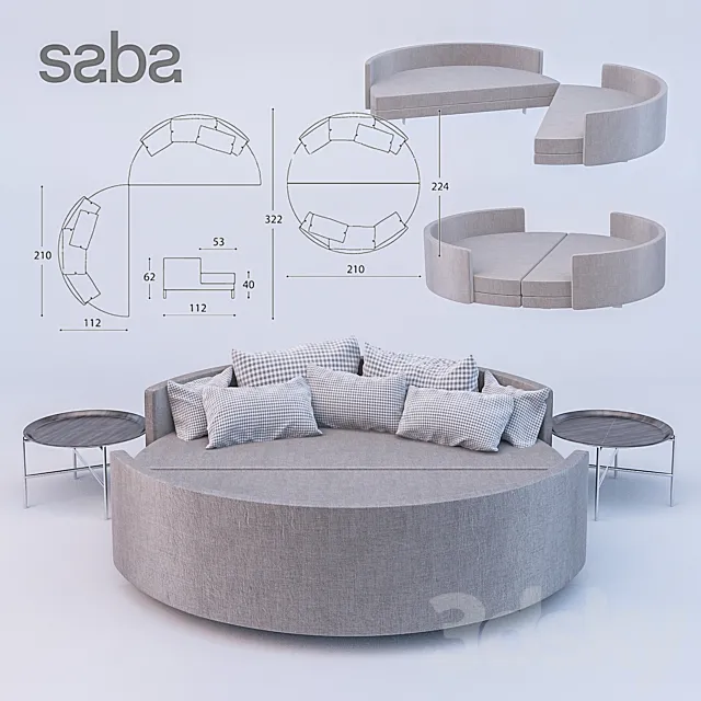 Saba Italia _ Scoop Tondo 3DModel