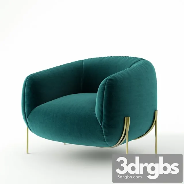 Saba italia geo armchair_2 3D Model Free