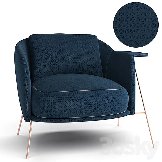 Saba Italia Kepi Armchair-free 3DModel