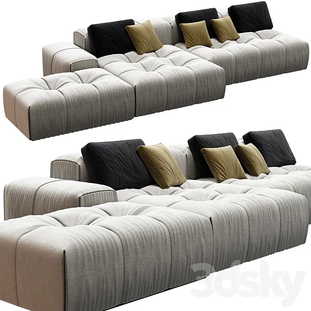 Saba Italia pixel Sofa 3DModel