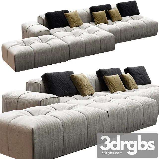 Saba Italia Pixel Sofa 5 3D Model Free