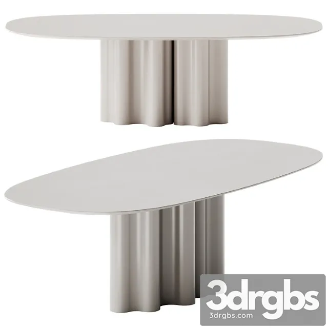 Saba Italia Teatro Magico Oval Table 3D Model Free