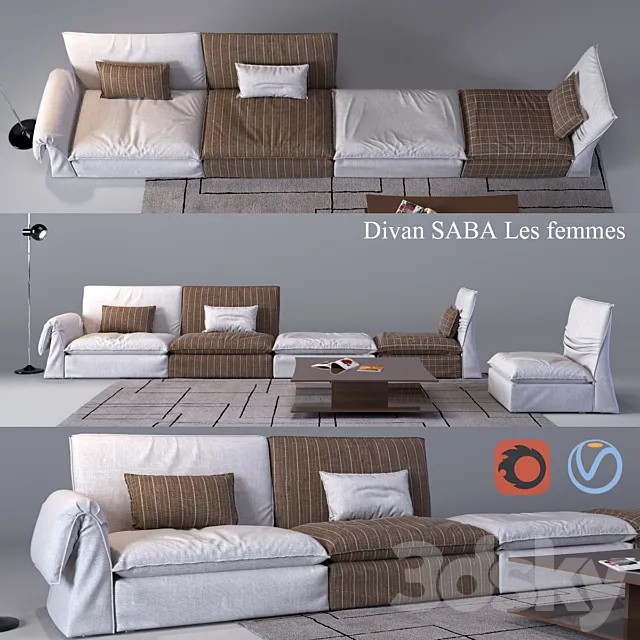 Saba Les Femmes 3D Model
