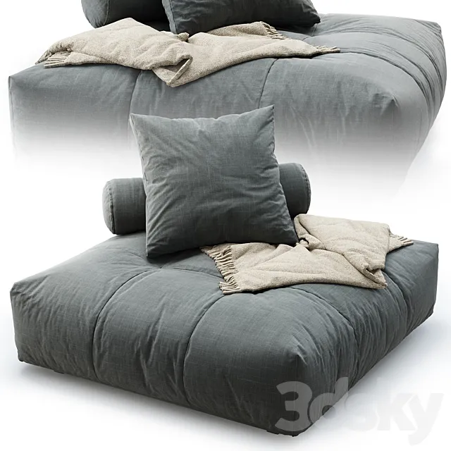 Saba Pouf PIXEL 3DModel