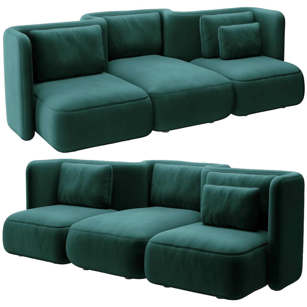 Saba  - Sofa Gala 3D Model