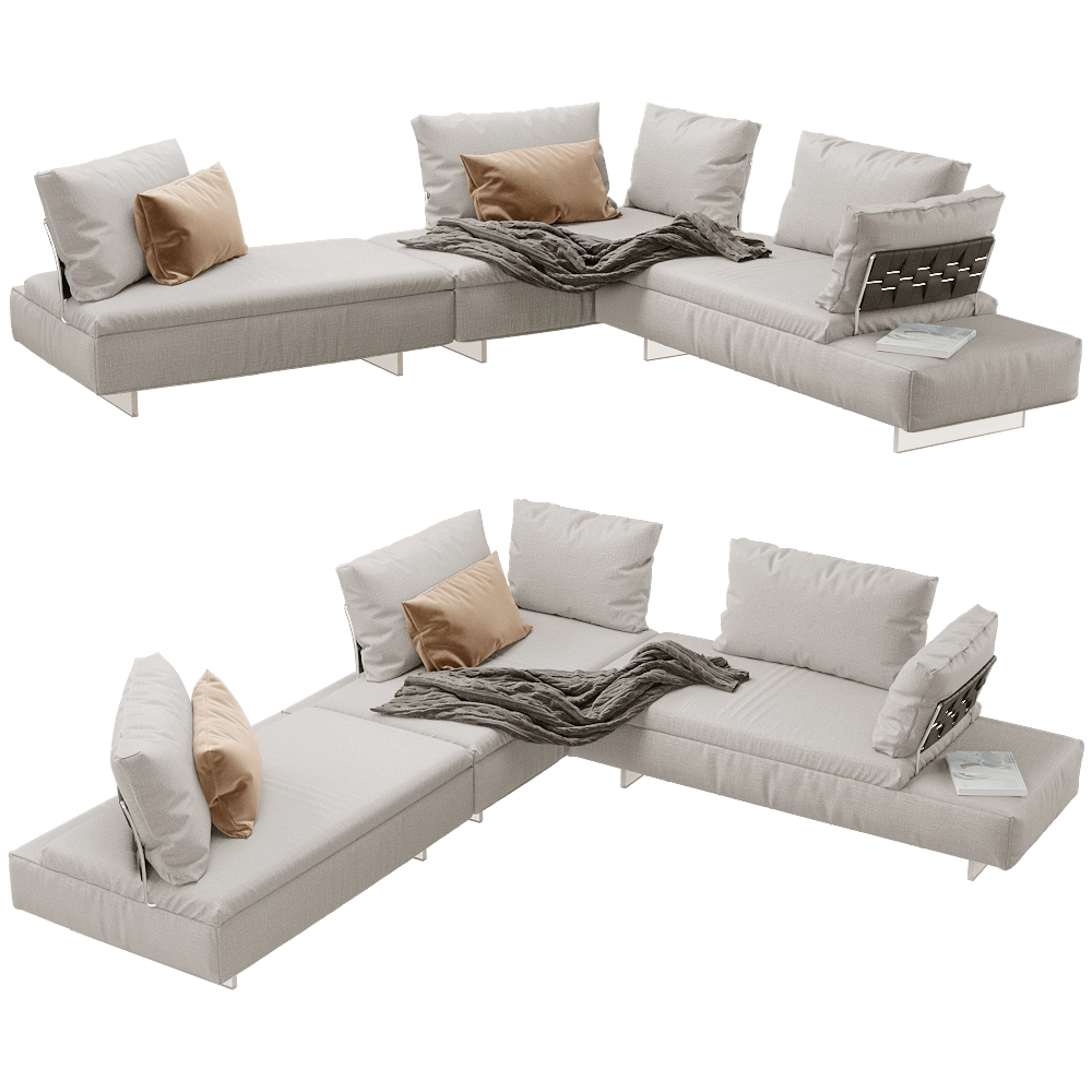 Saba - Sofa Limes New 3D Model