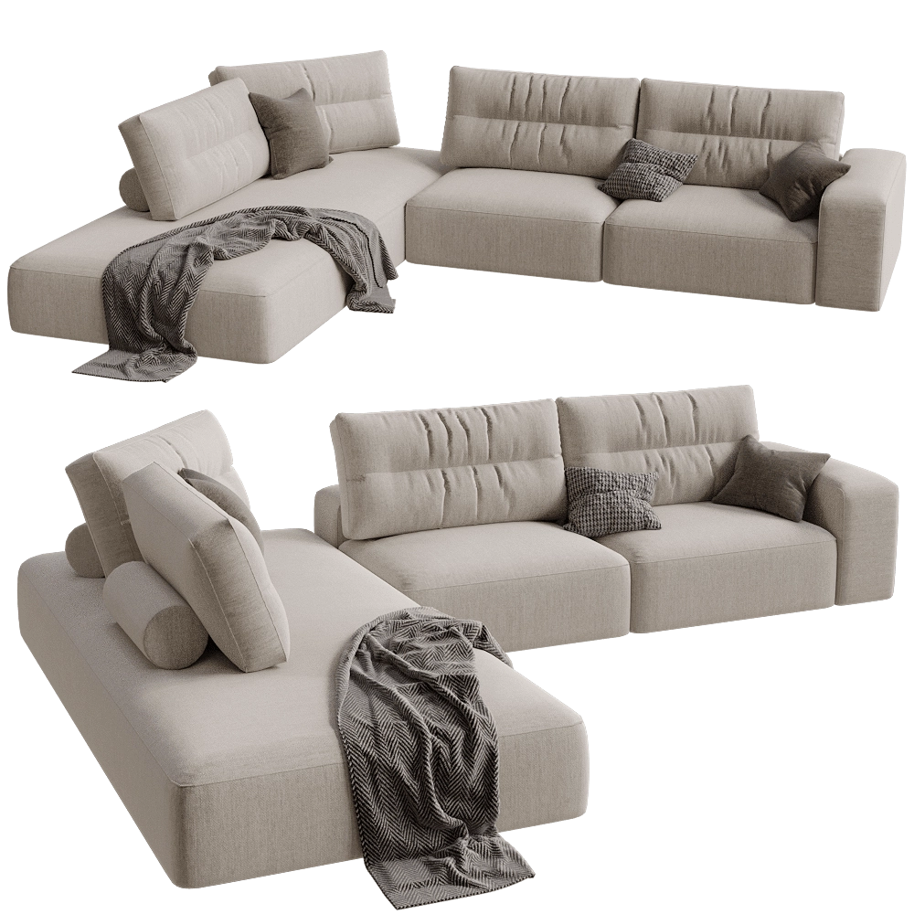 Saba - Sofa My Taos 3D Model