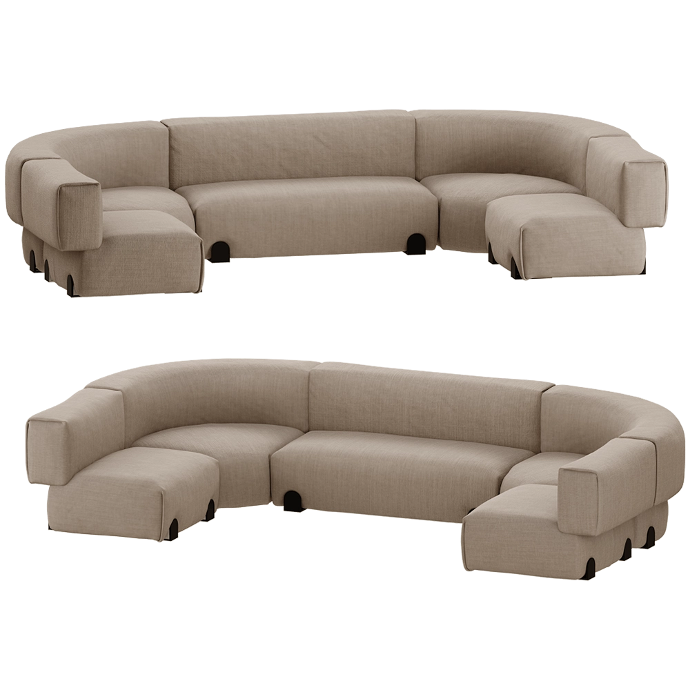 Saba  - Sofa Simposio 3D Model