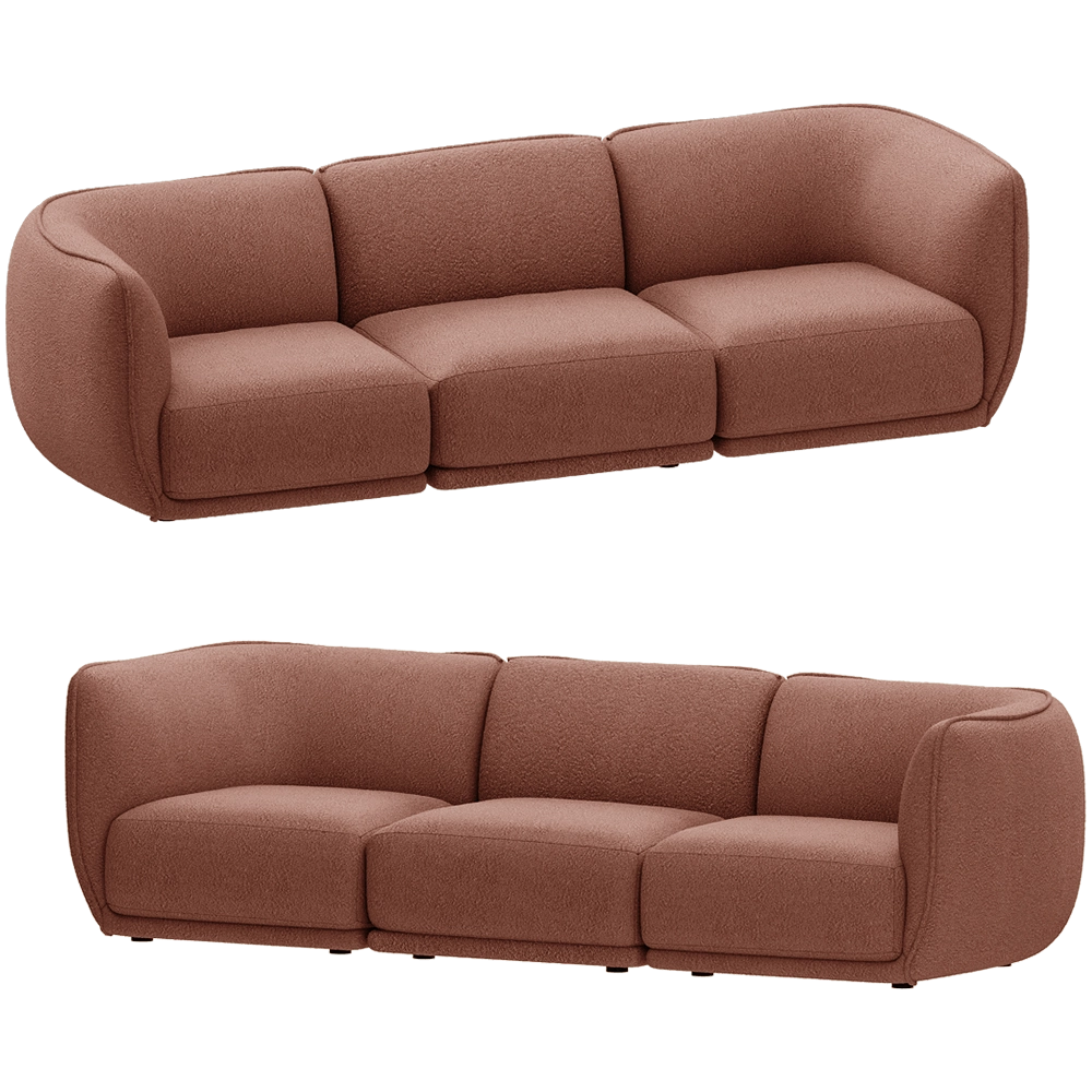 Saba - Sofa Vela Piping 3D Model