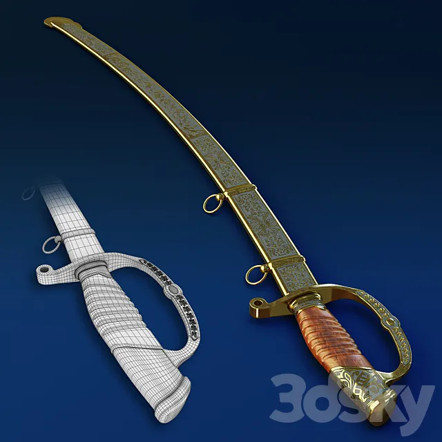 Sabre officer 3D Model