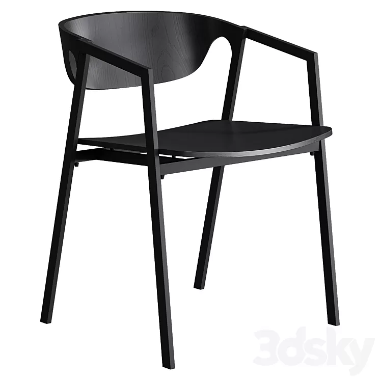 SAC dining chair 3D Model Free