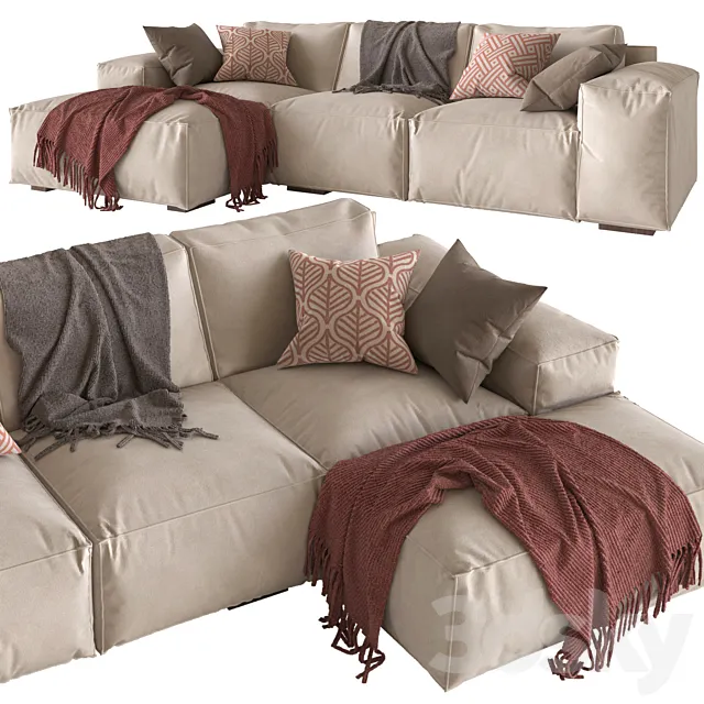 Sacai Gamma Sofa 3D Model