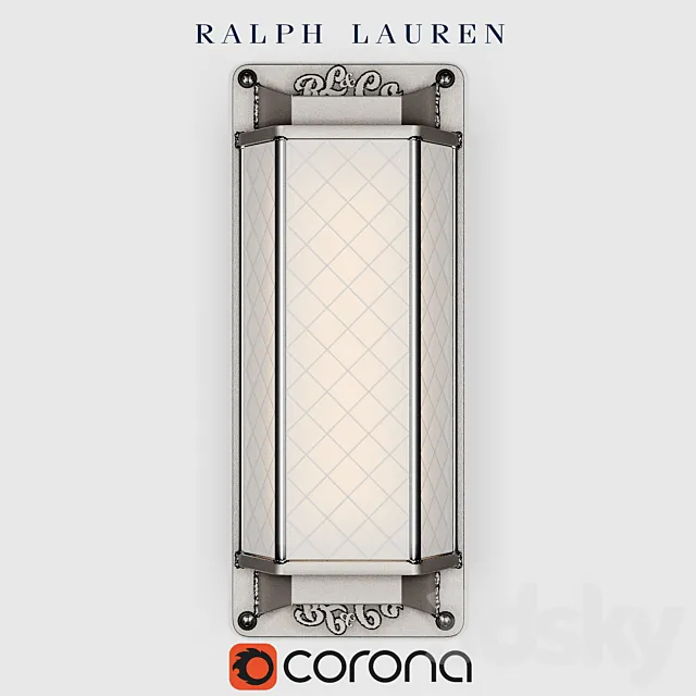 SACKETT SMALL SCONCE IN BUTLER’S SILVER 3D Model