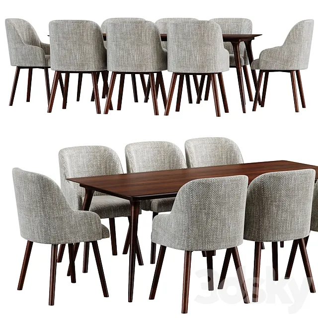 Saddle Swivel Office Chairs 3D Model