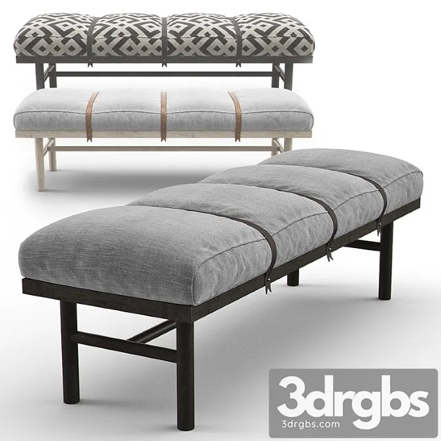 Safari bench - keystone designer 2 3D Model Free