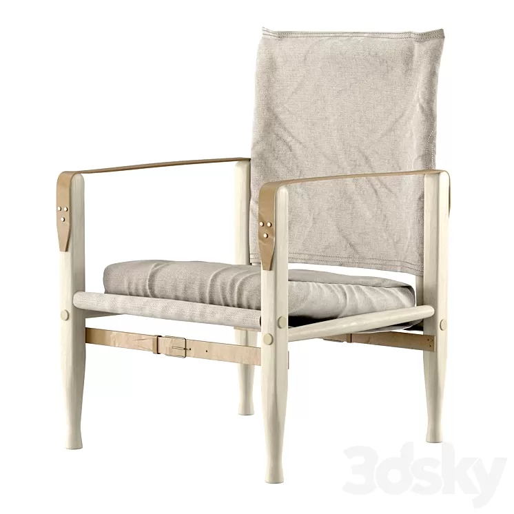 Safari Chair by Kaare Klint Carl Hansen 3D Model