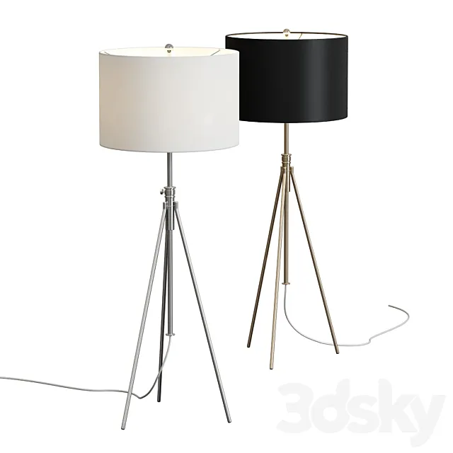 Safavieh _ Cipriana Adjustable Floor Lamp 3D Model
