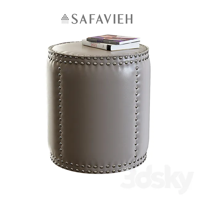 Safavieh _ Paula Ottoman 3DModel