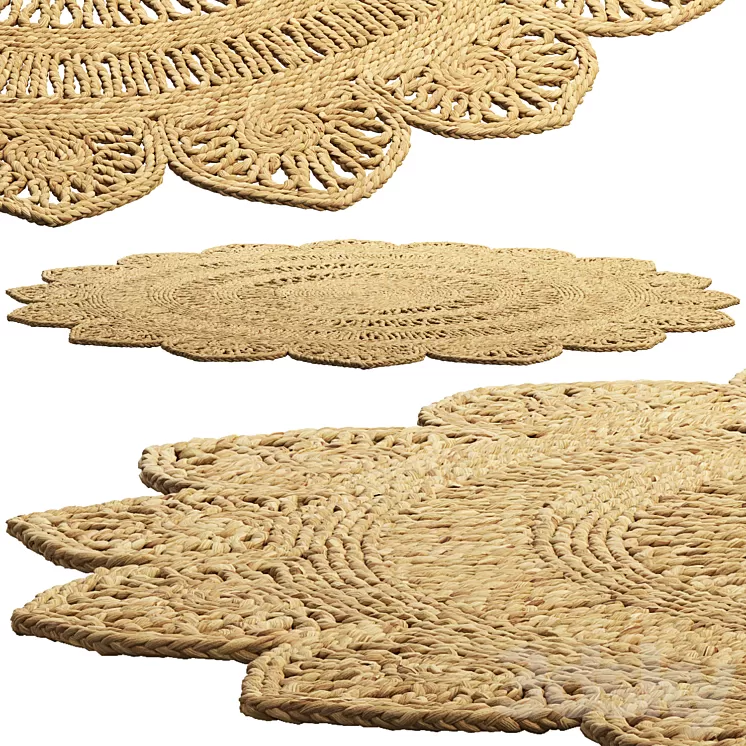 Safavieh riccarda rug 3D Model