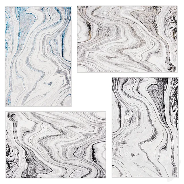 Safavieh - Rug set 1 3D Model