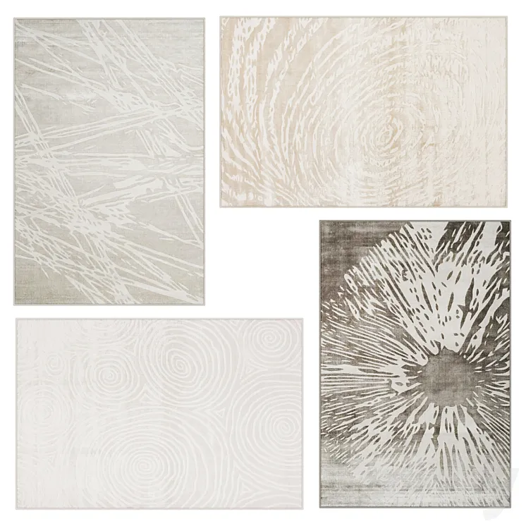 Safavieh - Rug set 14 3D Model Free