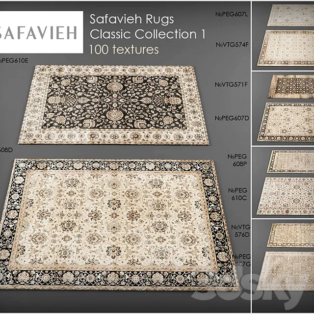 Safavieh rugs1 3DModel