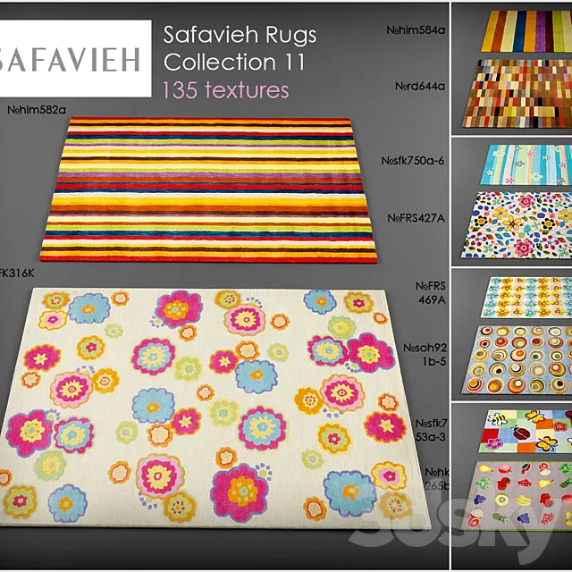 Safavieh rugs11 3D Model