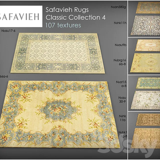Safavieh rugs4 3D Model