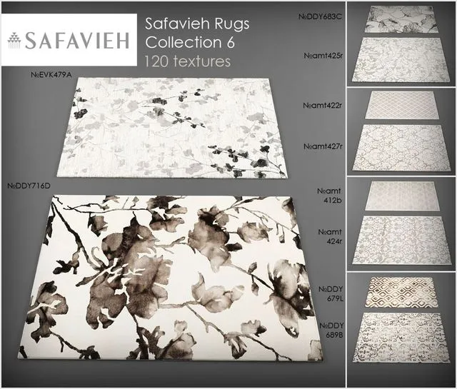 Safavieh rugs6 3D Model