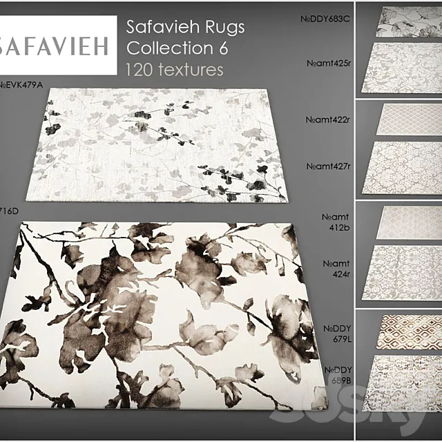 Safavieh rugs6 3D Model