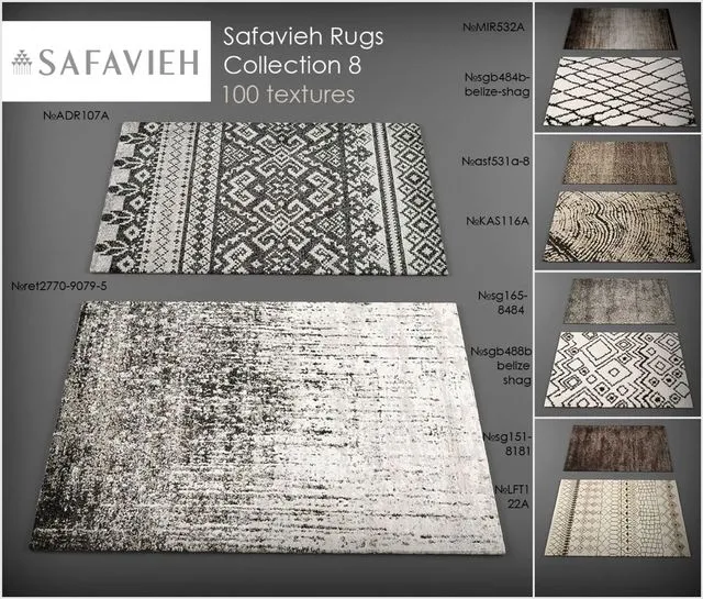 Safavieh rugs8 3D Model
