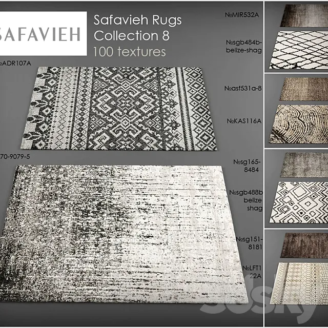 Safavieh rugs8 3D Model