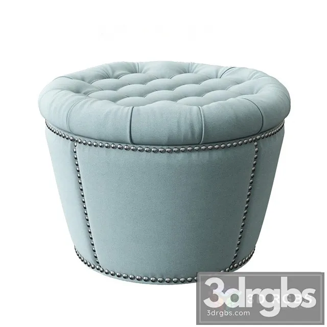 Safavieh Vanessa Ottoman 3D Model Free