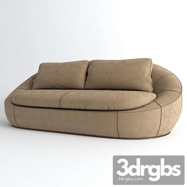 Safira 3 Seater Sofa 3D Model Free