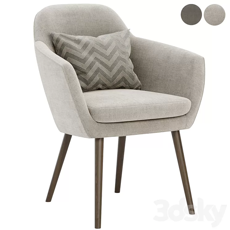 SAIBA Easy chair by Herman Miller 3D Model Free