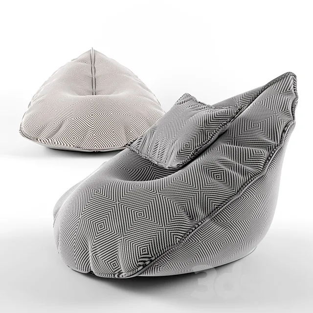 Sail pouf 3D Model