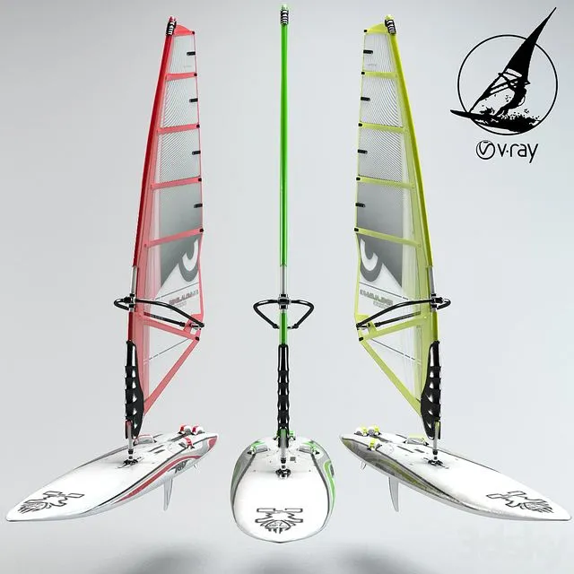 Sailboards Sailboard 3D Model