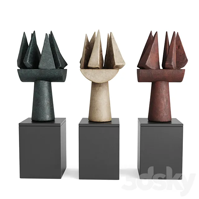 Sails outdoor sculpture 3DModel