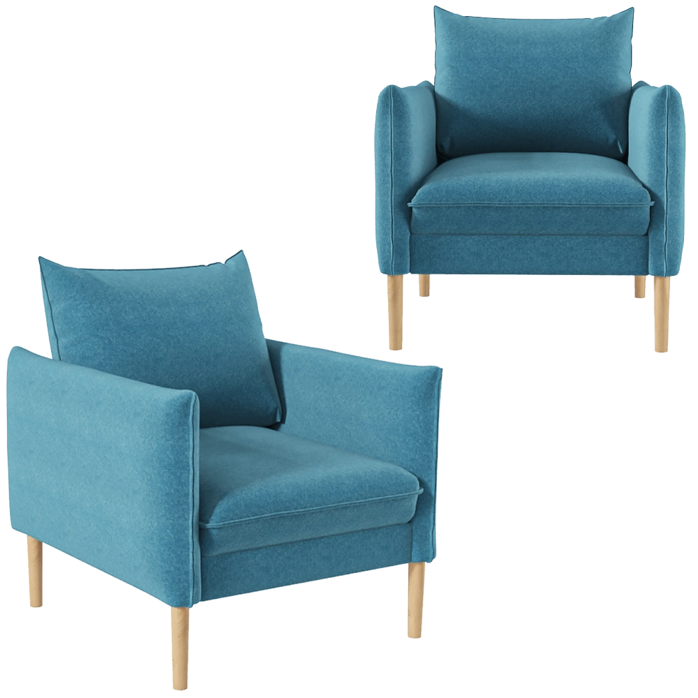 Saiwala - Armchair Bergen 3D Model