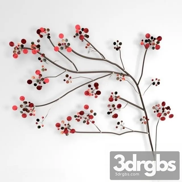 Sakura Wall Decor 3D Model Free