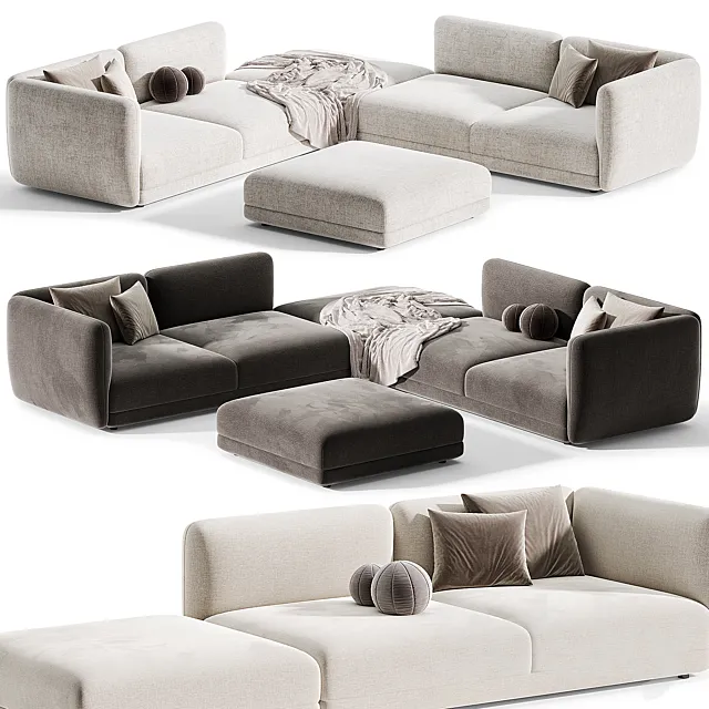 Salamanca Corner Sofa By Boconcept 3D Model