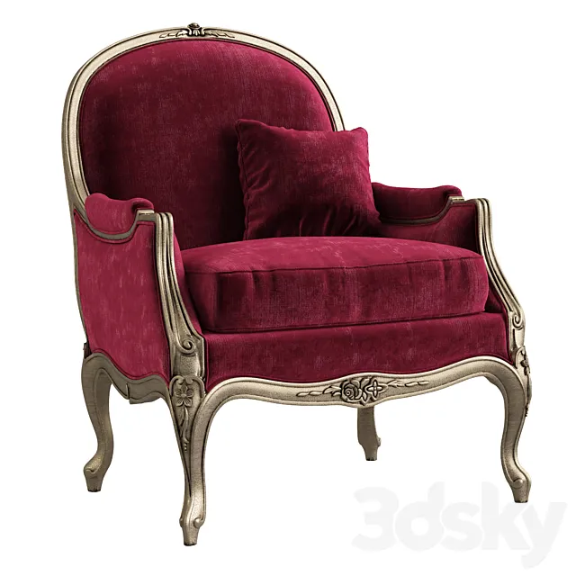 SALDA Arredamenti Armchair art. 7852 3D Model