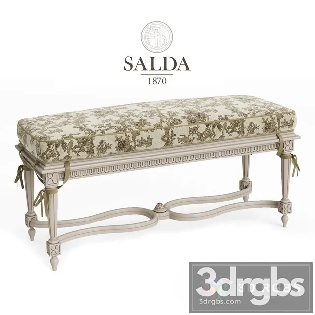 Salda Bench 3D Model Free