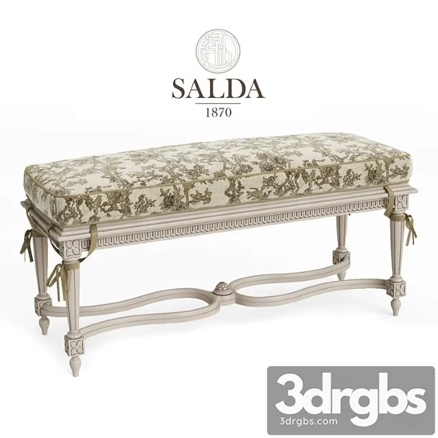 Salda bench 8388 2 3D Model Free