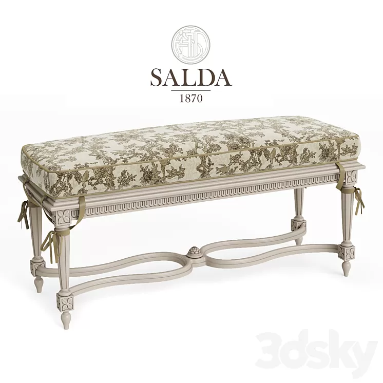 Salda Bench 8388 3D Model