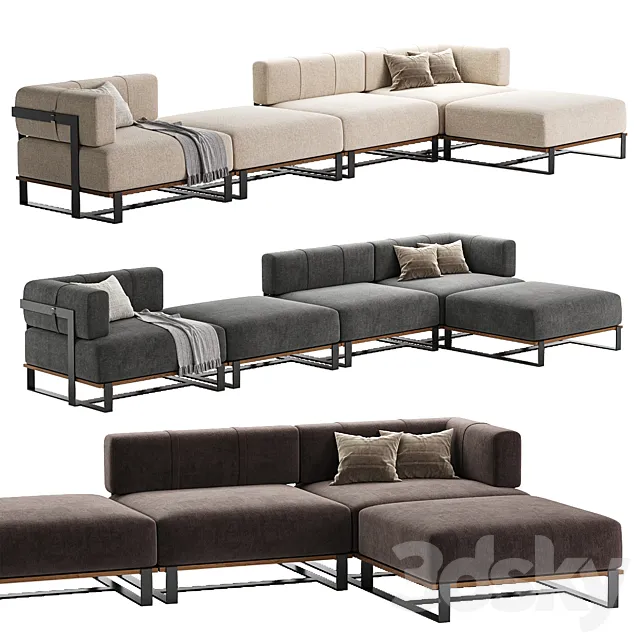 SALIM OUTDOOR SOFA 5 set Free Download