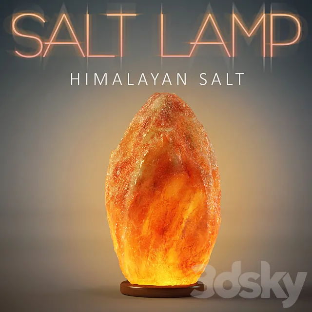 Saline (salt) lamp ROCK Free Download