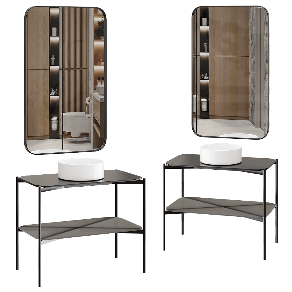 Salini - Bathroom set Grazia 3D Model