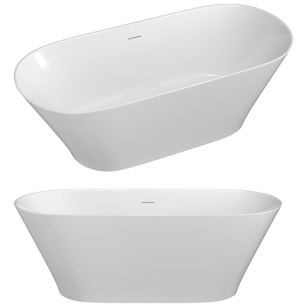Salini - Bathtub Mona 180 3D Model